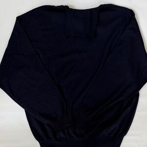 100% virgin Italian wool men’s turtleneck in navy